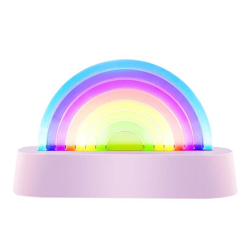 Bunte tanzende Lampe - Lila