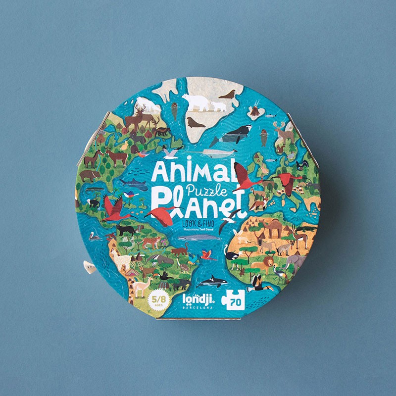 Puzzle mit Beobachtungsspiel – Animal Planet 70 Teile