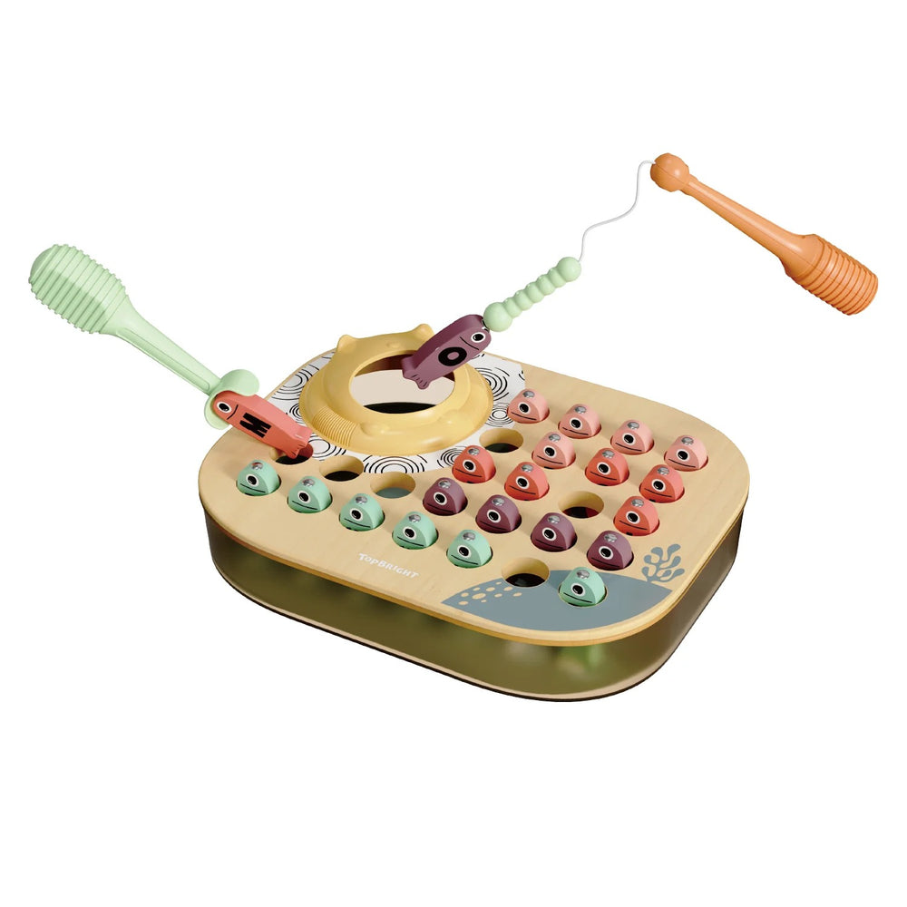 Magnetisches Geschicklichkeitsspiel – Fische fangen ABC