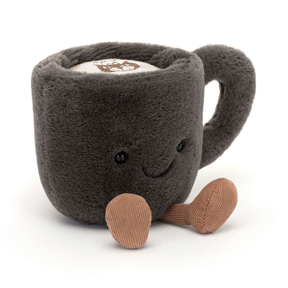 Plüsch-Tasse „Fröhliche Tasse Kaffee“ 14 cm