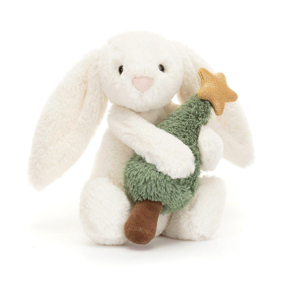 Pluszowy Wesoły Króliczek Jellycat - Z Choinką 18 cm - Tublu.de
