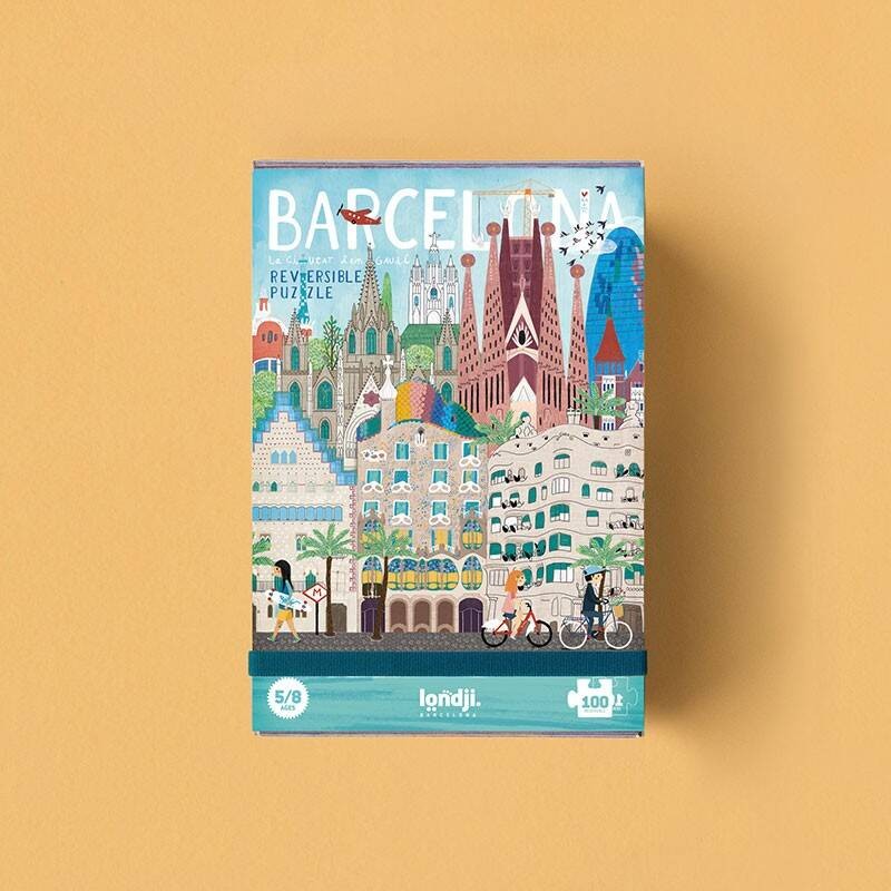 Doppelseitiges Puzzle – Barcelona 100 Teile