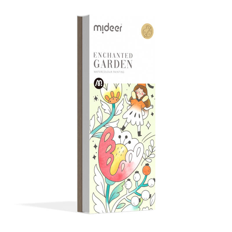 Aquarell-Malbuch – Der verzauberte Garten