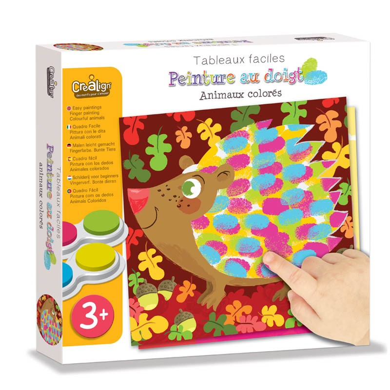 Fingerfarben-Set – Tiere