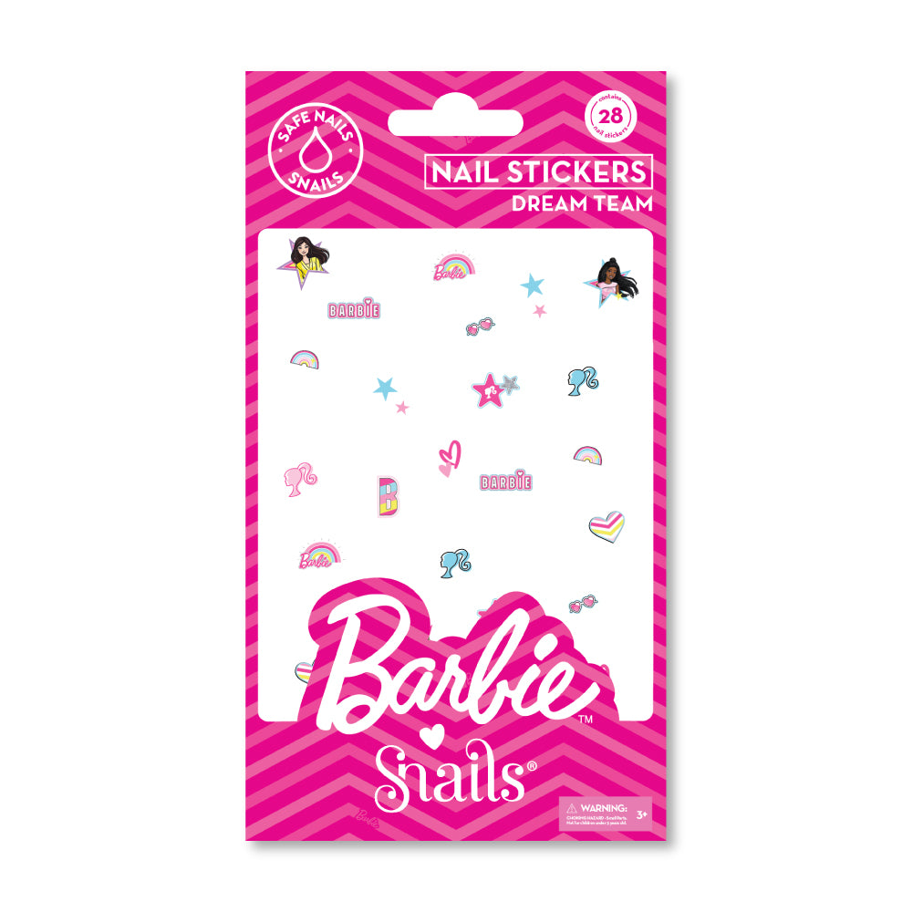 Nagelsticker Kinder Barbie - Dream Team