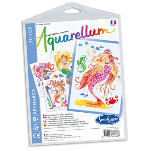 Aquarellum – Malvorlagen „Meerjungfrauen”