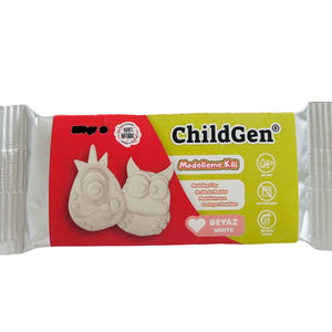 Natürliche selbsthärtende weiße Modelliermasse 250 g - Tublu.de