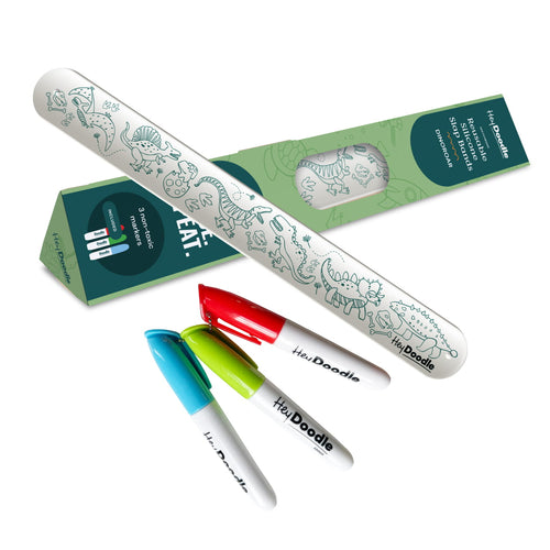 Selbstverschließendes Armband zum Ausmalen – Dinosaurier - Tublu.de