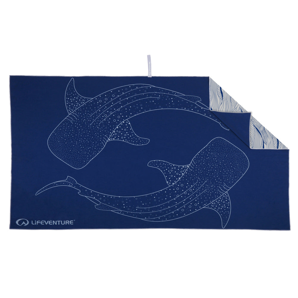 Schnelltrocknendes Handtuch SoftFibre Recycled – Whale Shark 150 x 90 cm