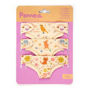 Set mit 3 Windeln für Pomea-Puppen - Tublu.de