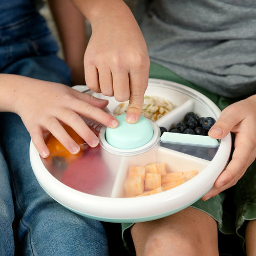 Großer Snackbehälter Snack Spinner - Macaron Blue