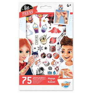 Tattoos - Manga Kawai 75 Stk.