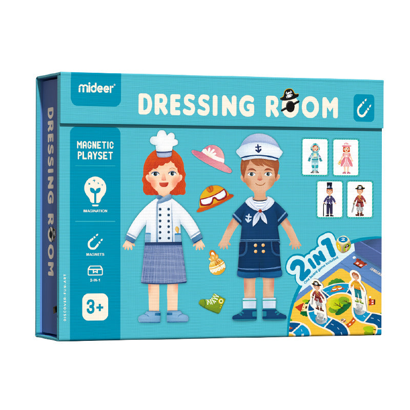 Magnetisches Puzzle und Spiel 2in1 – Kleidung
