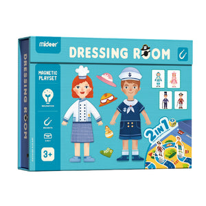 Magnetisches Puzzle und Spiel 2in1 – Kleidung