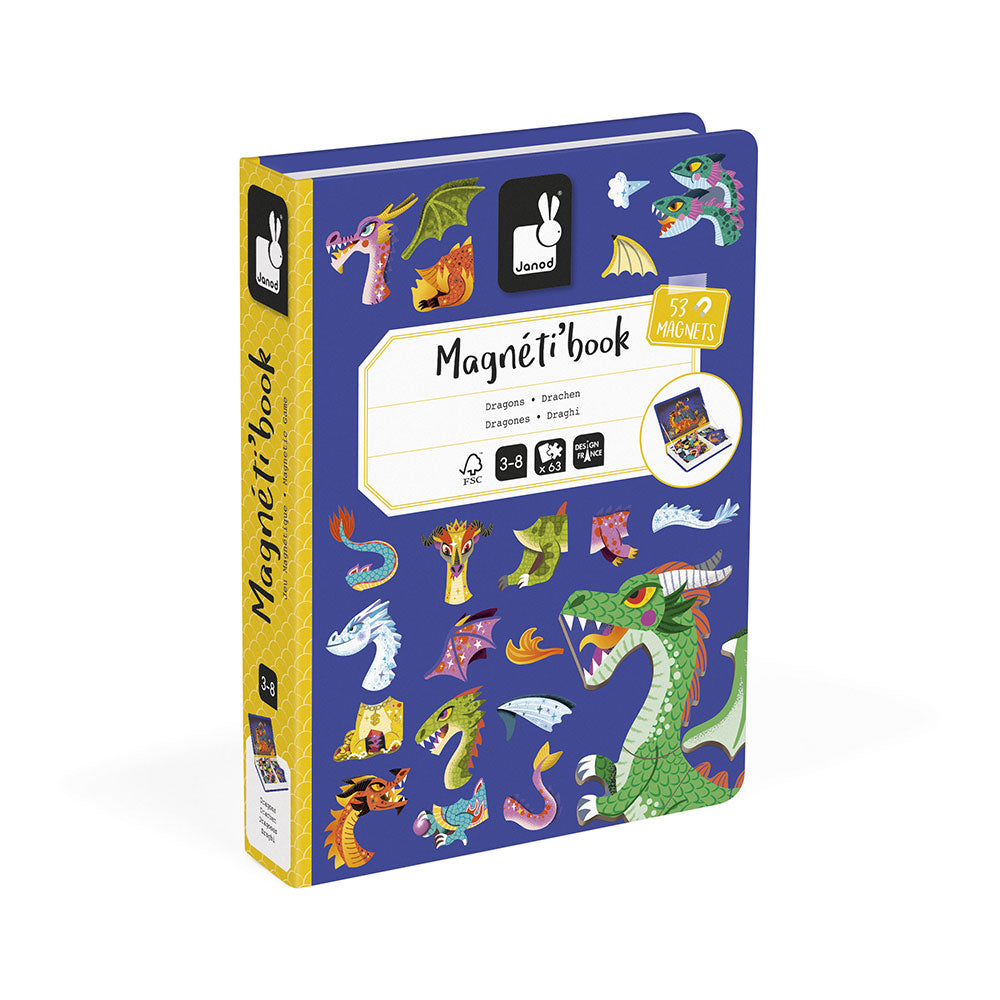 Magnetisches Puzzle Magnetibook – Drachen
