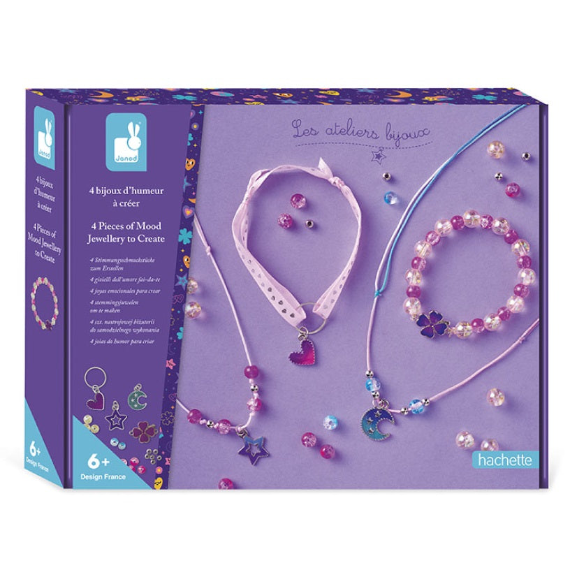Kreatives Set zum Basteln von Schmuck – mit farbwechselnden Anhängern 6+