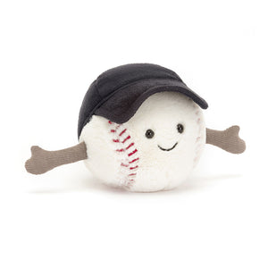 Plüsch-Baseball 10 cm