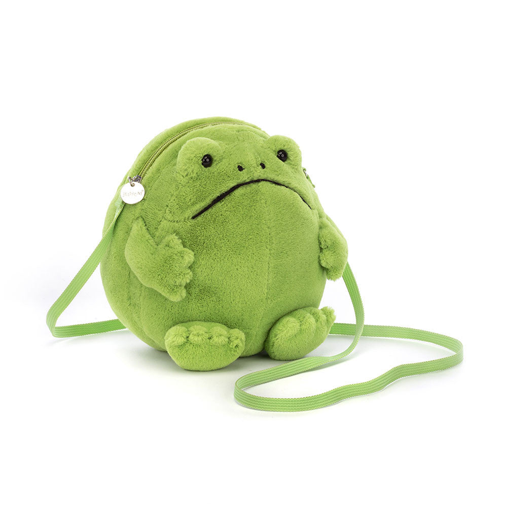 Plüsch-Umhängetasche – Regenfrosch Ricky 17 cm