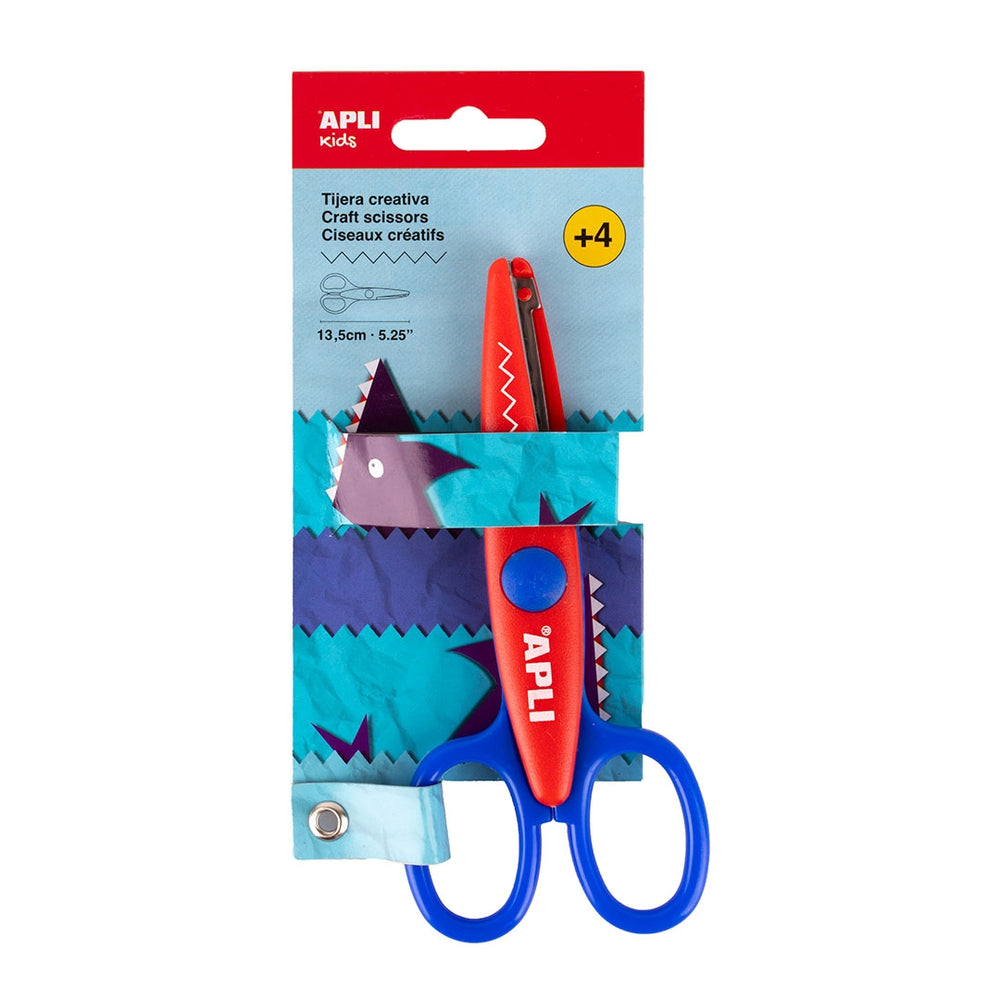 Kreative Schulschere 13 cm Zickzack