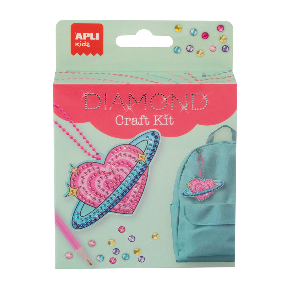 Set zum Basteln von Diamant-Schlüsselanhängern DIY – Herzplanet