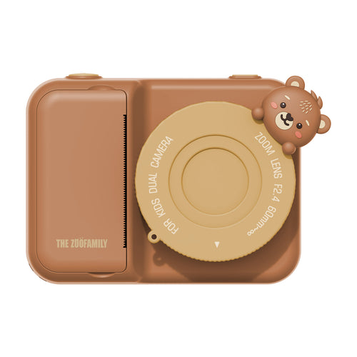 Digitalkamera mit Drucker für Kinder Zoo Print – Bär