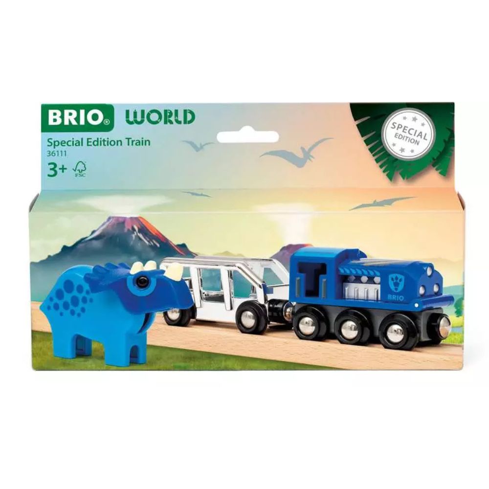 Zug mit Triceratops-Dinosaurier – Sonderausgabe