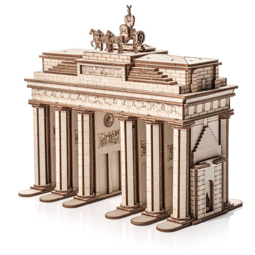 Holzpuzzle 3D-Modell – Brandenburger Tor