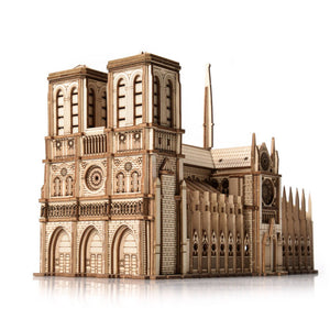 Holzpuzzle 3D-Modell – Notre-Dame
