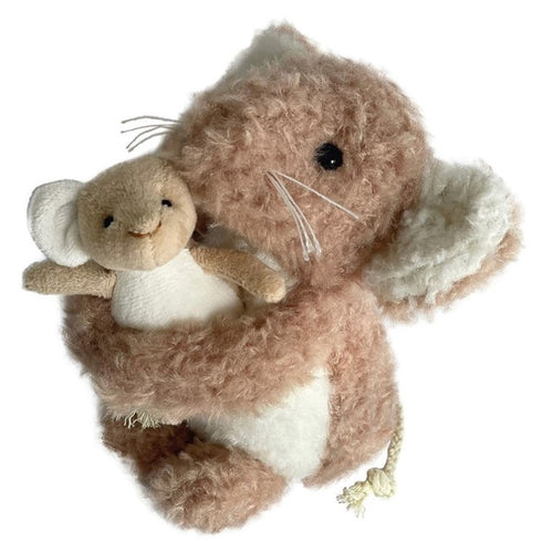 Camelia die Maus Kuscheltier mit ihrem Baby