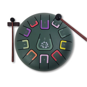 Zungentrommel Tambu – Dark Green Mat