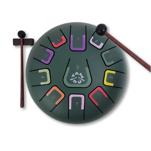 Zungentrommel Tambu – Dark Green Mat