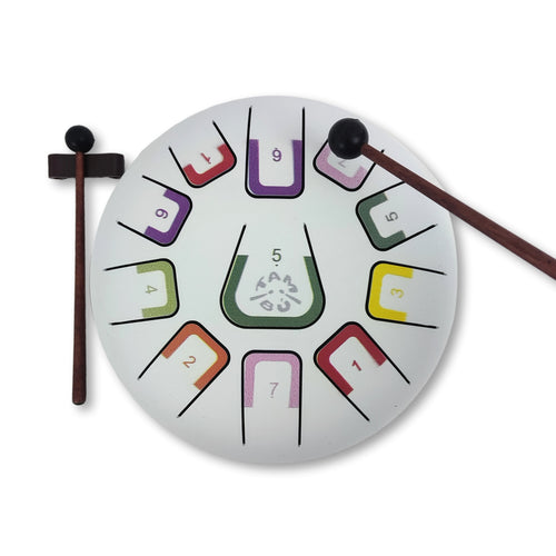 Zungentrommel Tambu – White Mat