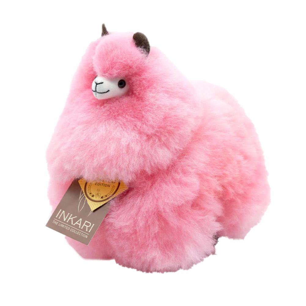 Plüsch-Alpaka Rainbows – Cotton Candy 15 cm
