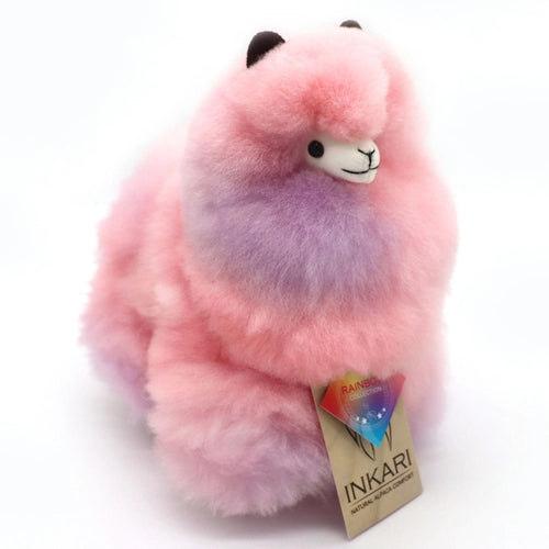 Plüsch-Maskottchen Alpaka Rainbows – Lotus 23 cm
