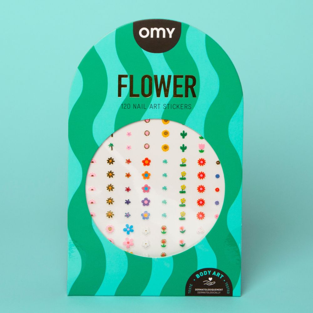Nagelsticker – Flower 120 Stück