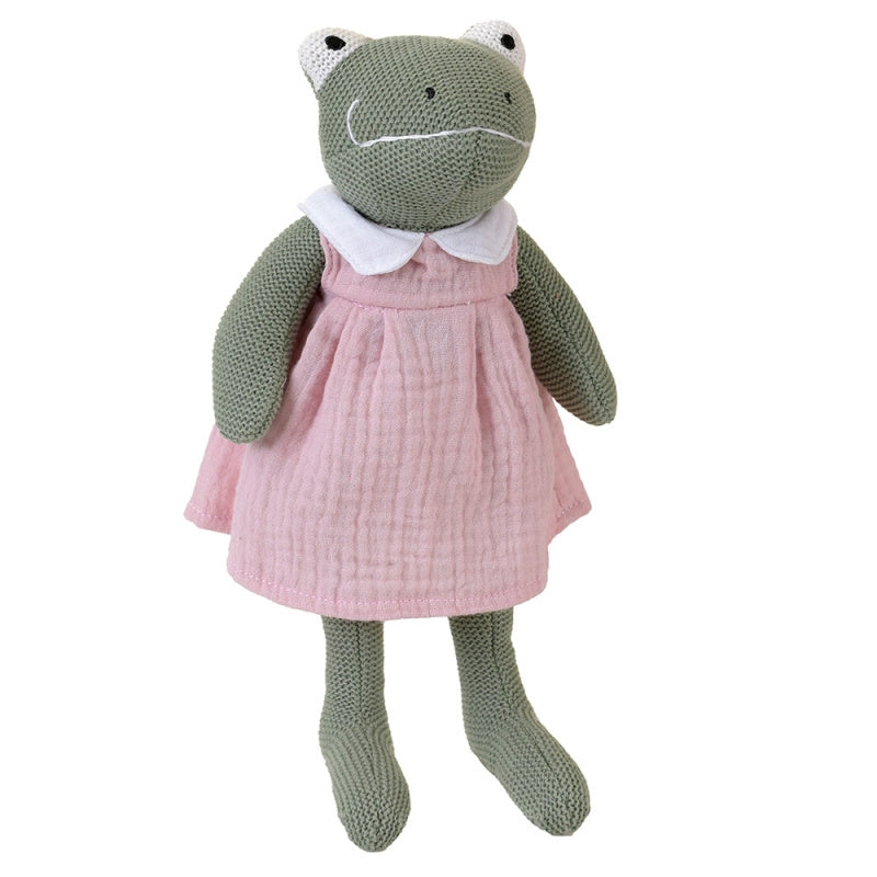 Paulette der Frosch Kuscheltier