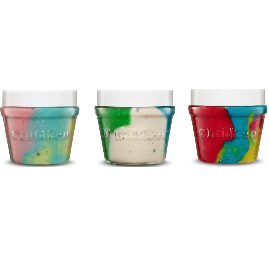Natürliche Knete in Gläsern – Trio Marble - Tublu.de