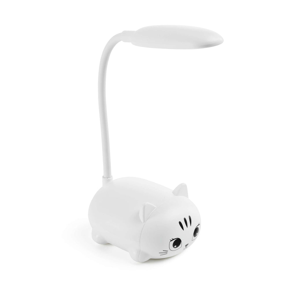 LED-Lampe – Weißes Kätzchen