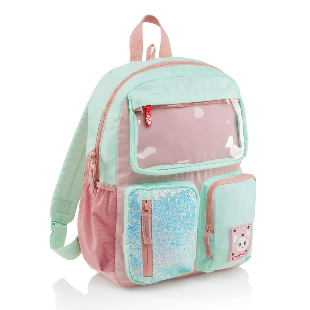 Vierkammer-Rucksack – Türkis 17 l