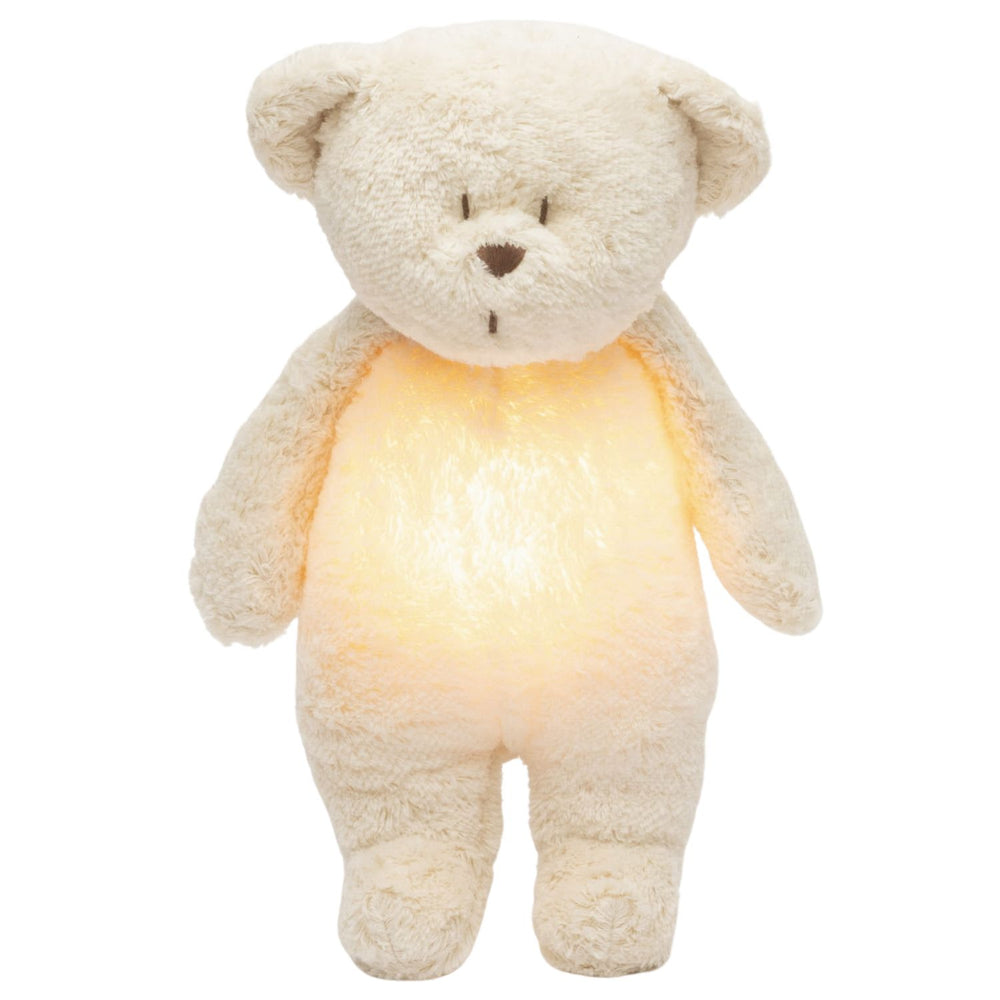 Brummender Teddybär mit Lampe Organic 2.0 – Polar