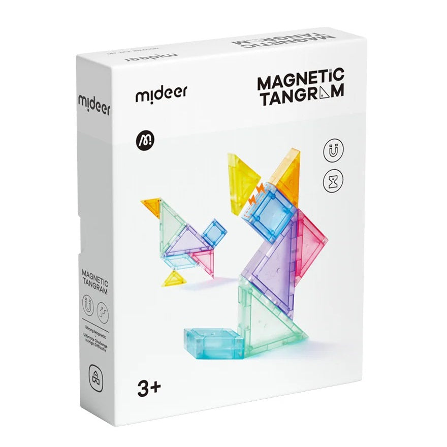 Magnetische Bausteine – Tangram 3D mit Sanduhr 7 Teile