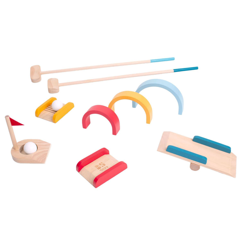 Holz-Golfset