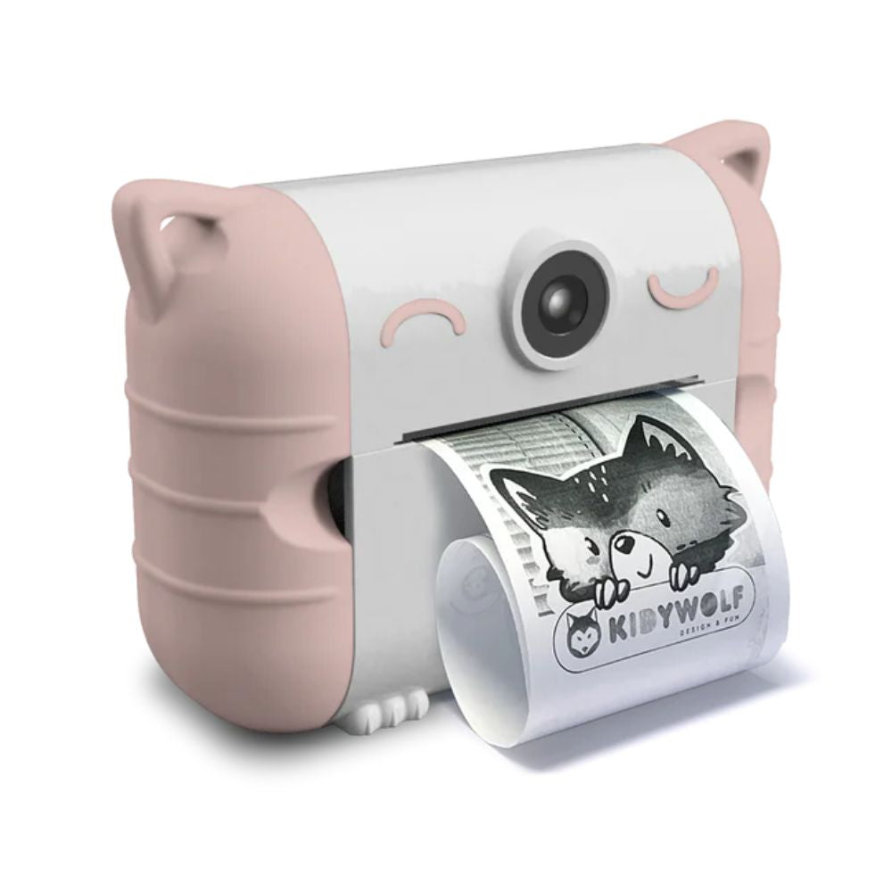 Digitalkamera mit Drucker – Peach