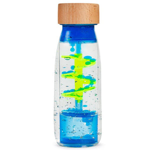 Zweiphasen-Sinnesflasche MOVE SPIRALA – Blau