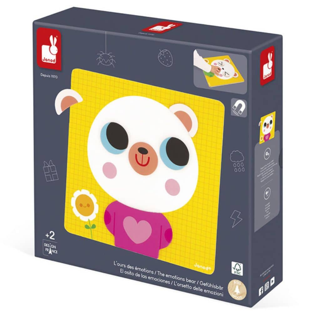 Magnetisches Puzzle – Emotionen Bär