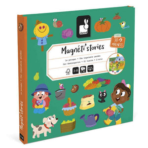 Magnetyczna układanka Magneti'stories Janod - W ogródku