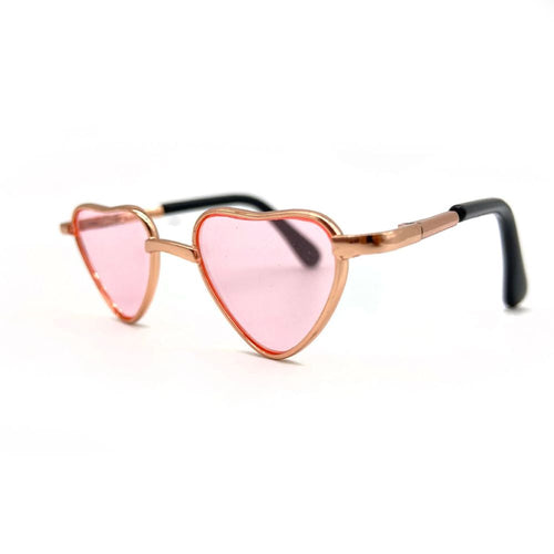 Herzförmige Brille für Alpakas – Pink - Tublu.de