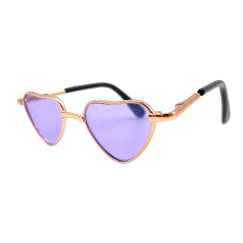 Herzförmige Brille für Alpakas – Violet - Tublu.de
