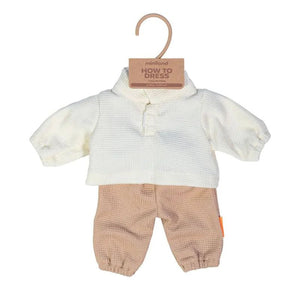 Sweatshirt und Hose für mildes Wetter für Puppen 38 cm