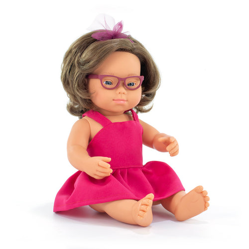 Puppe Mädchen My Friends & Me – Europäerin DS mit Brille 38 cm
